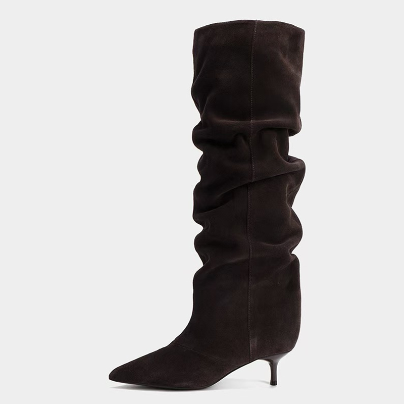 Liyke Runway Fashion Pleated S - огляд і ціна Winter Fashion Women Boots