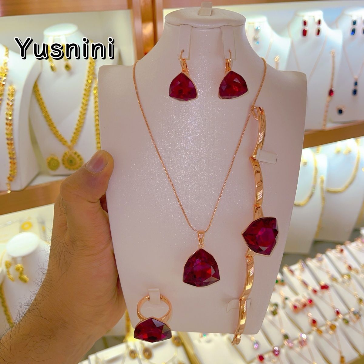 New UK 24K Gold Plated Necklac - огляд і ціна Women'S Fashion Rings Gold
