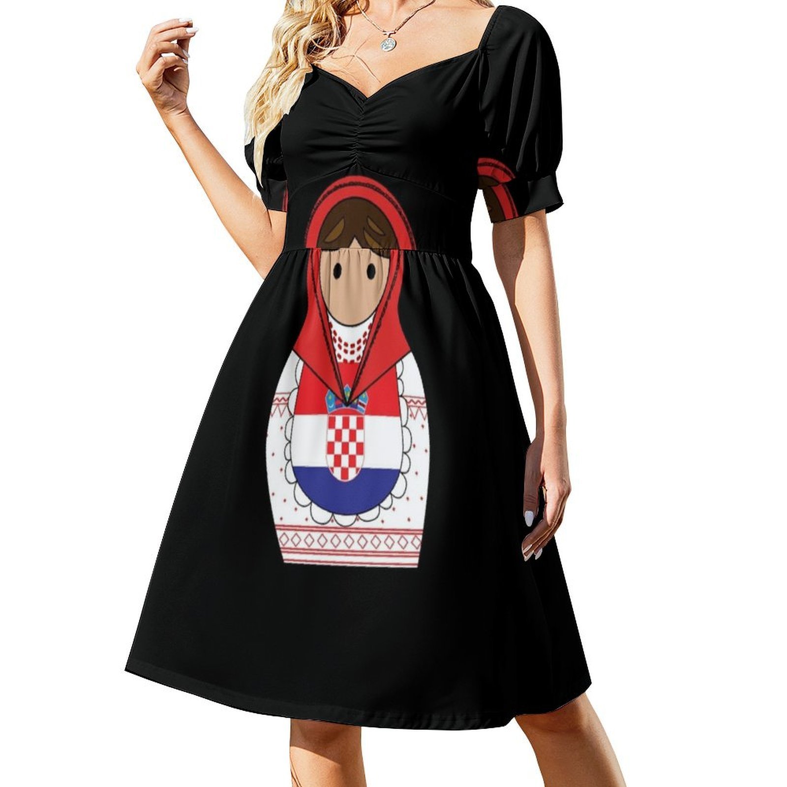Croatia Matroska Sticker Flora - огляд і ціна Smocked Dress Women