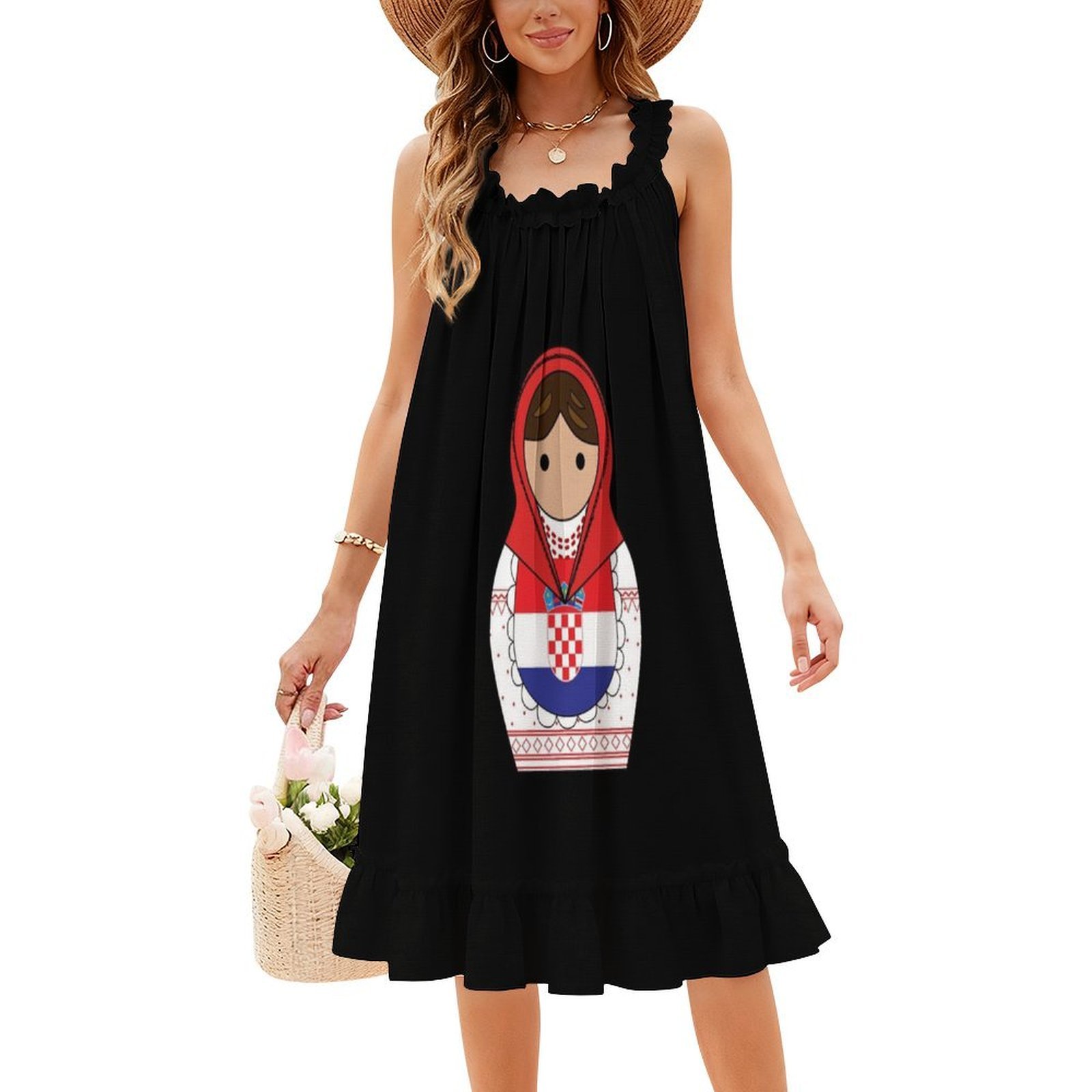 Croatia Matroska Sticker Flora - огляд і ціна Smocked Dress Women
