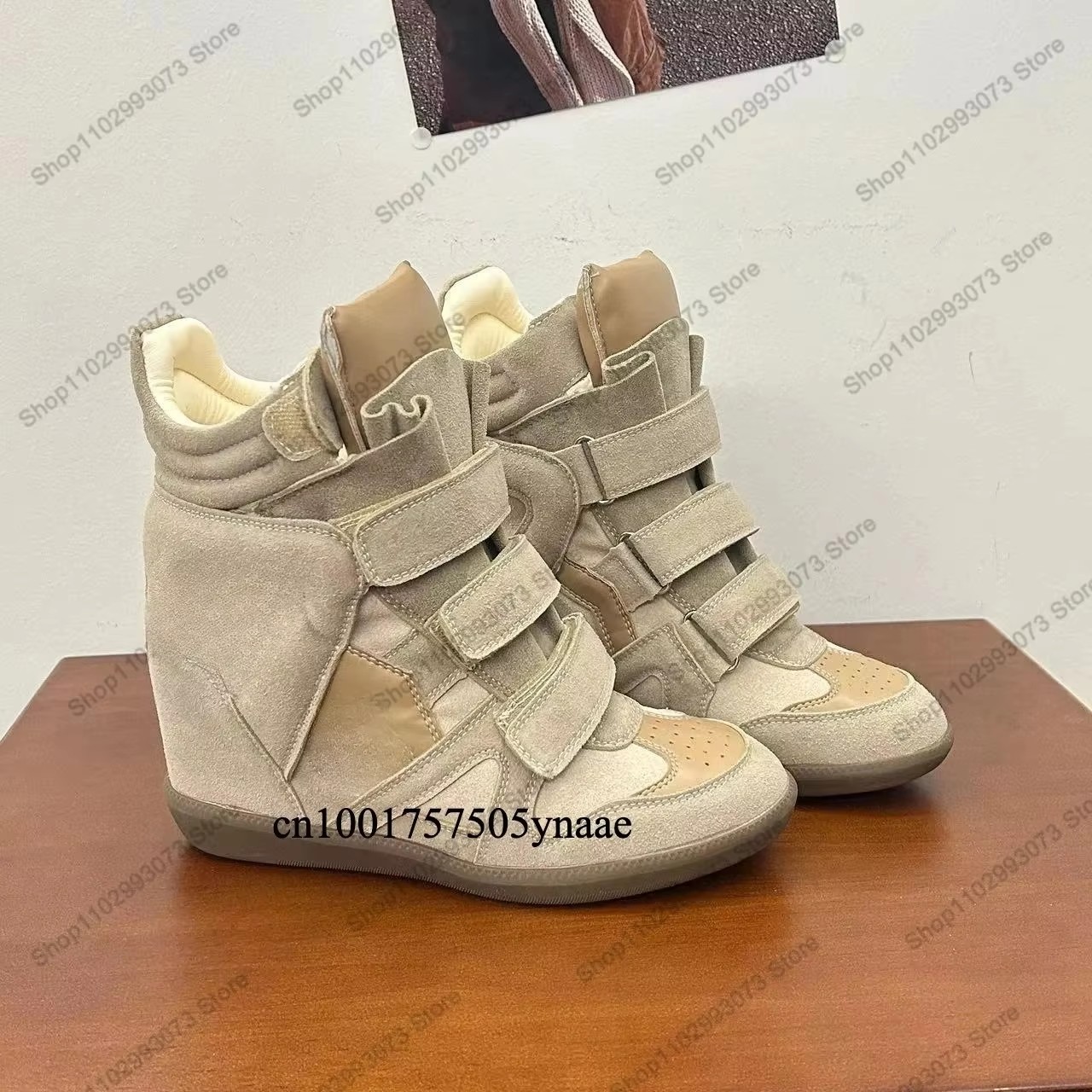 Women Hidden Wedge Heel High‑T - огляд і ціна Sneakers Fashion Women