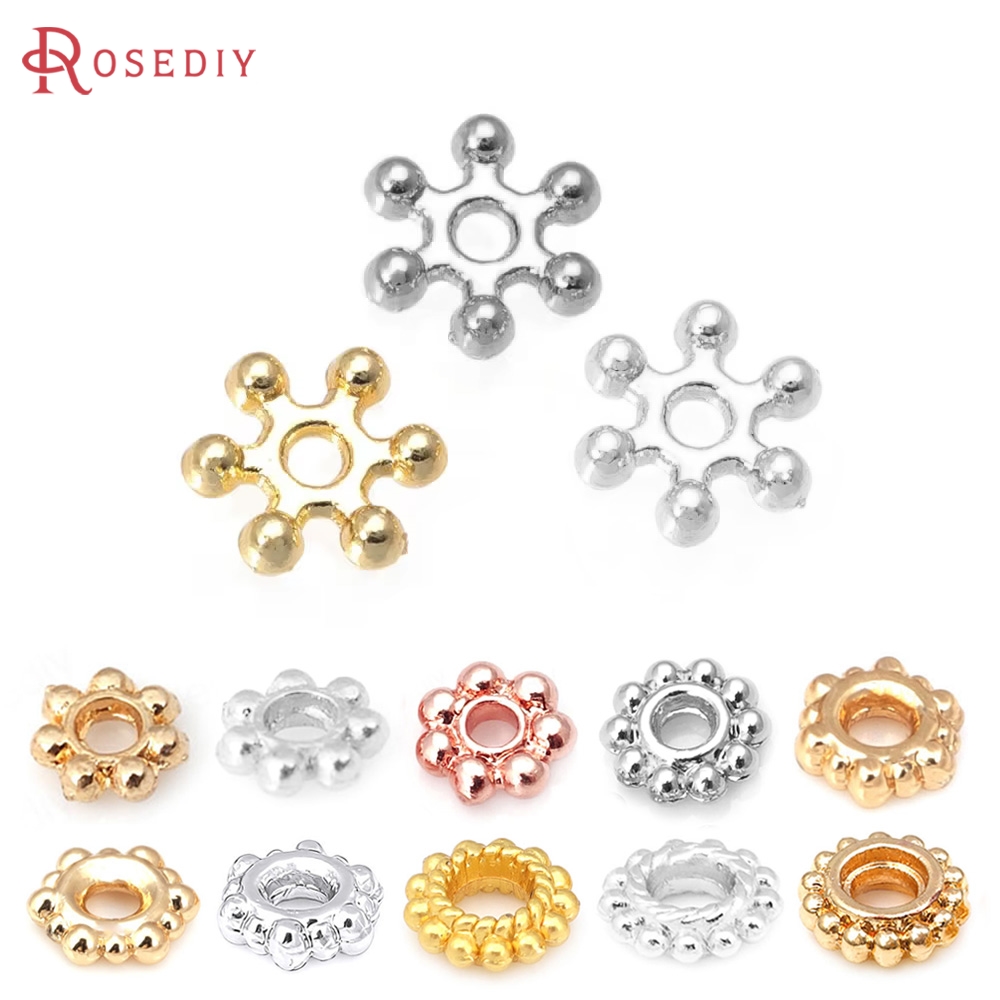18K Gold Color Brass Flower Sp - огляд і ціна Women Fashion Jewellery