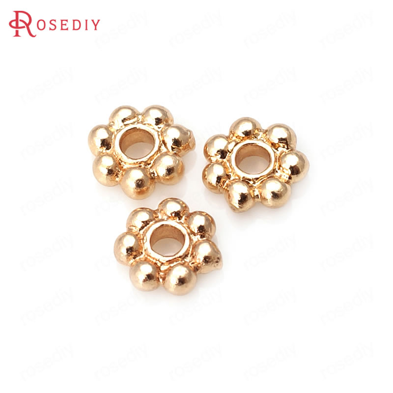 18K Gold Color Brass Flower Sp - огляд і ціна Women Fashion Jewellery