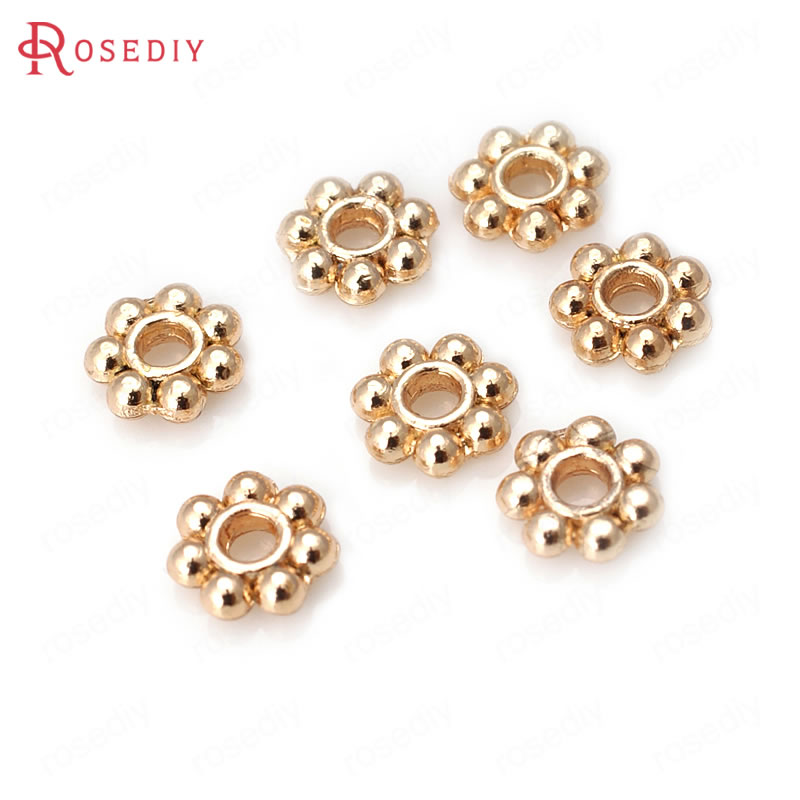 18K Gold Color Brass Flower Sp - огляд і ціна Women Fashion Jewellery
