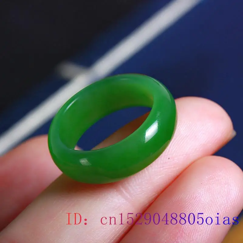 Natural Green Hetian Jade Ring - огляд і ціна Women Fashion Jewellery