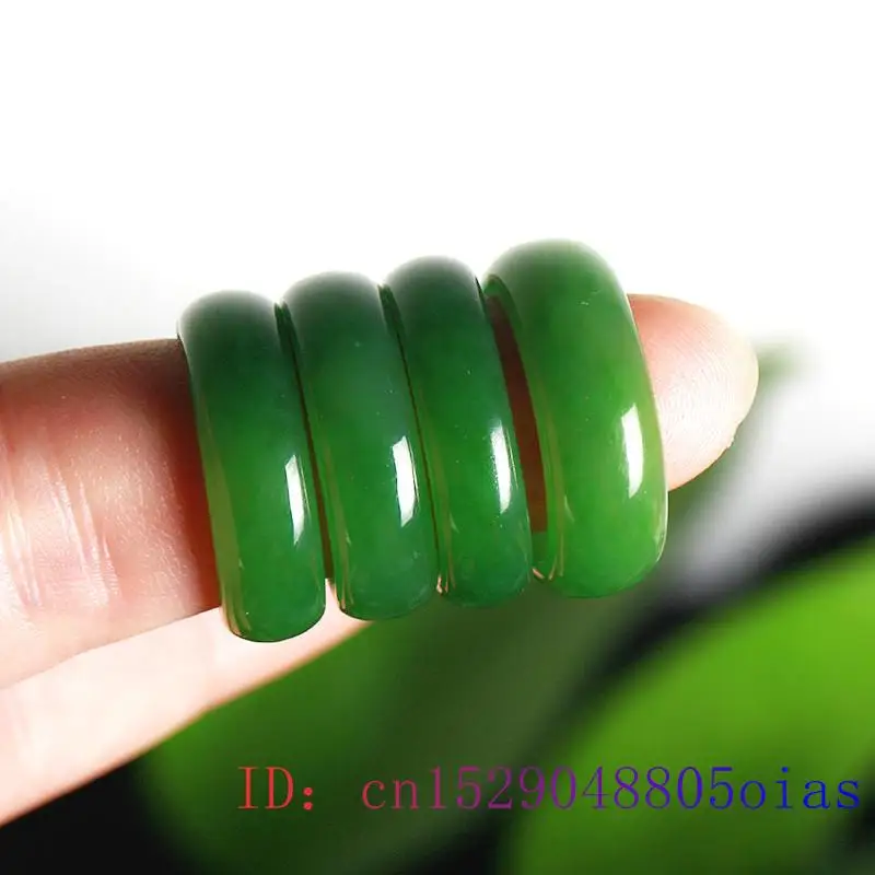 Natural Green Hetian Jade Ring - огляд і ціна Women Fashion Jewellery